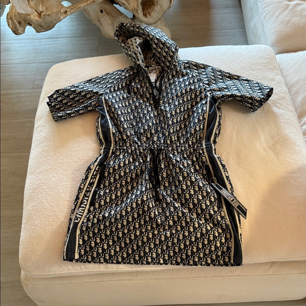 Dior Navy and Cream Monogram Jacket